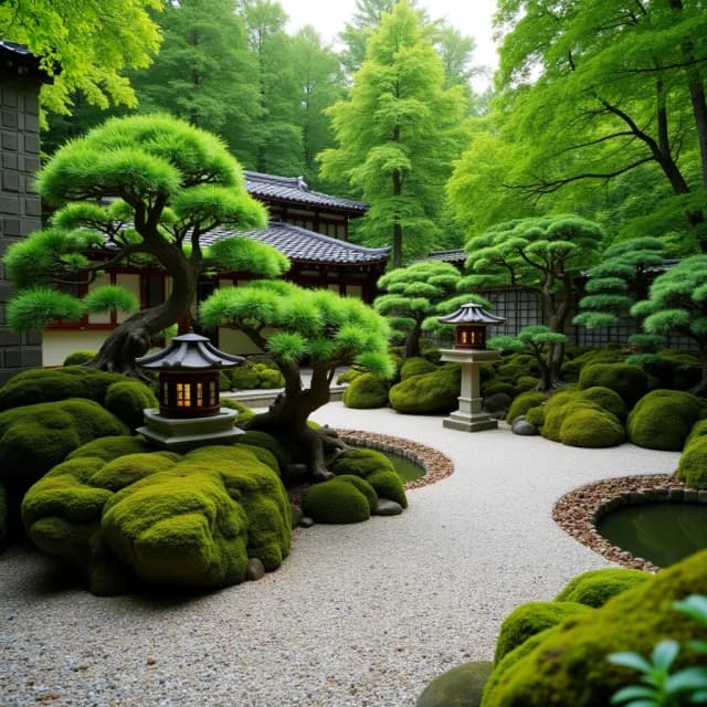 Japanese garden theme