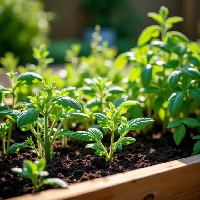 Raised bed garden theme