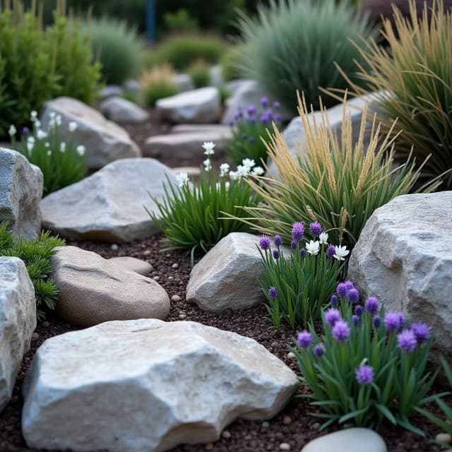 Rock gardens garden theme