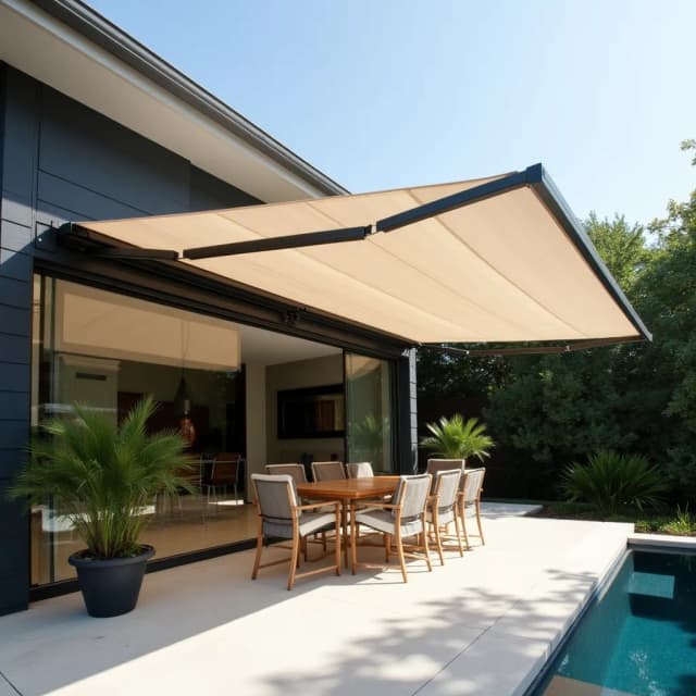 Awning garden theme