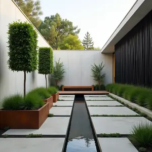 Modern garden theme