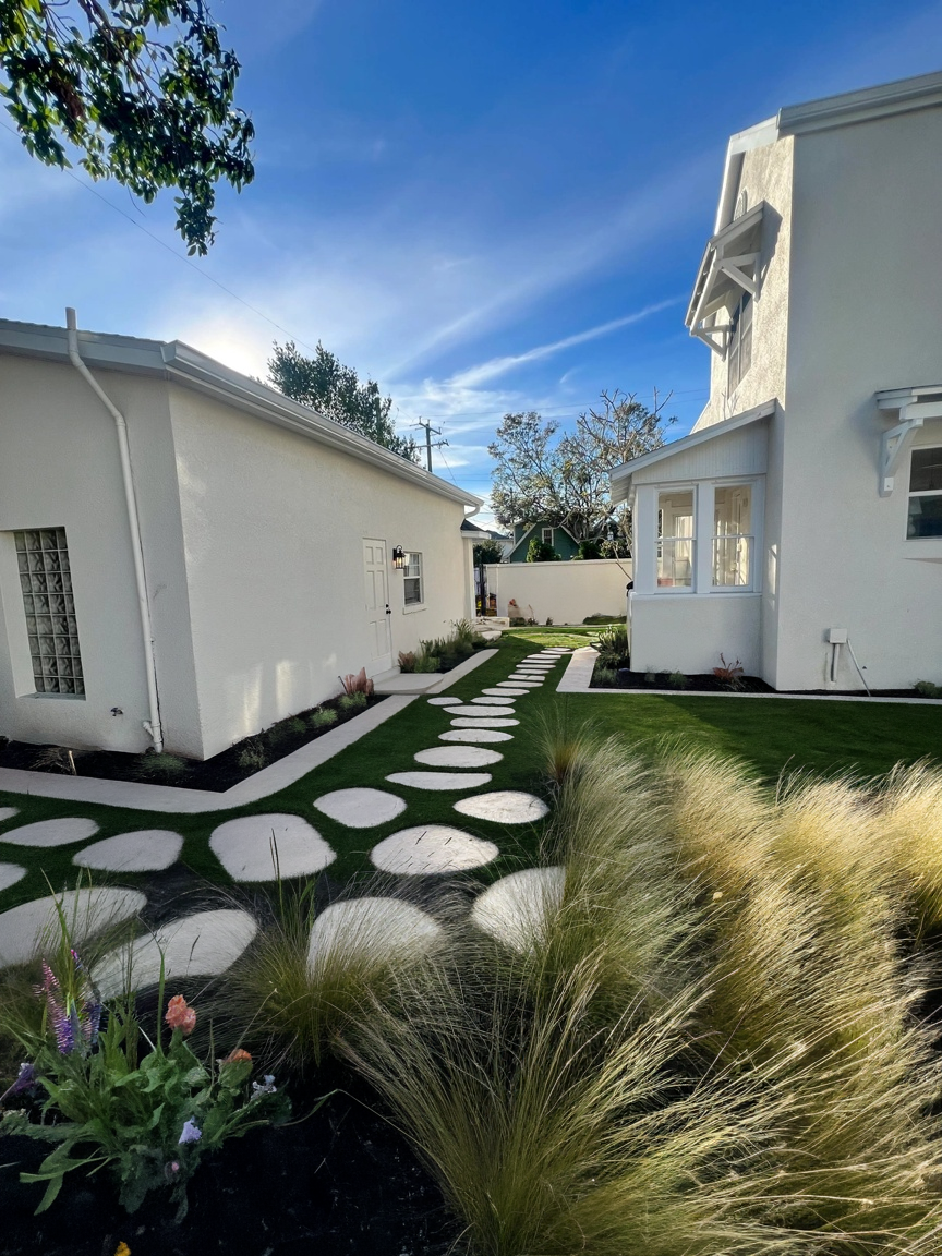 Transformed front yard